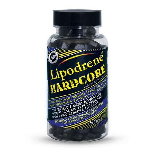 Lipodrene Hardcore 25 mg Ephedra (90 caps)